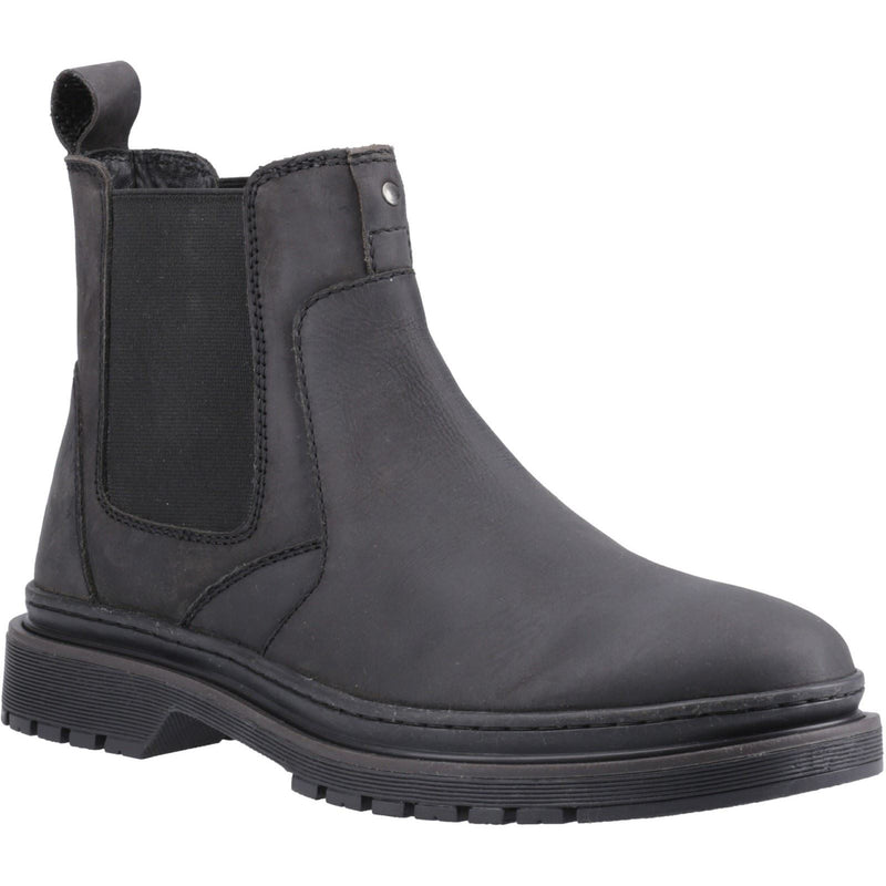 Hush Puppies Jamie Leather Men's Black Boots