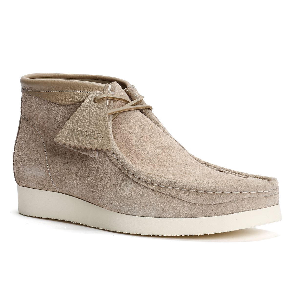 Clarks Originals Wallabee Combi Suede Men's Taupe Boots