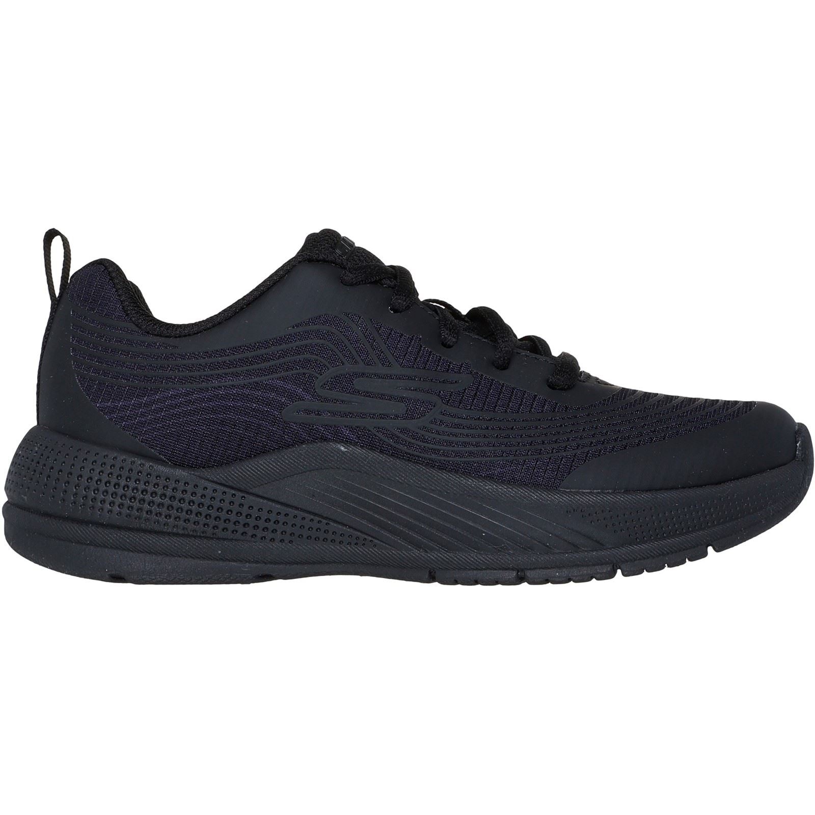 Skechers Microspec Advance Textile Girls's Black Trainers
