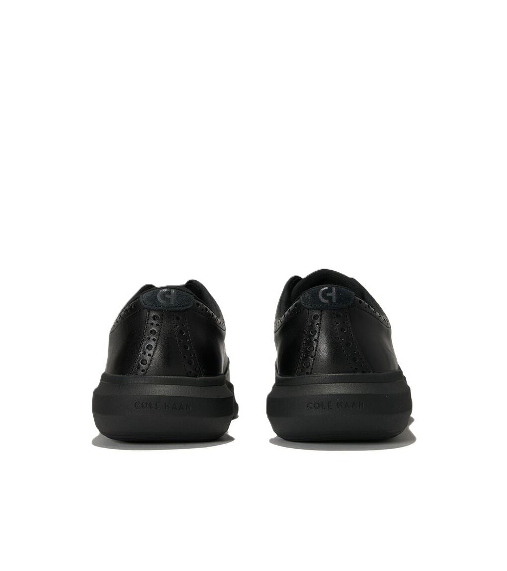 Cole Haan Grand Aerion Wingtip Oxfords Leather Men's Black Lace-Up Shoes