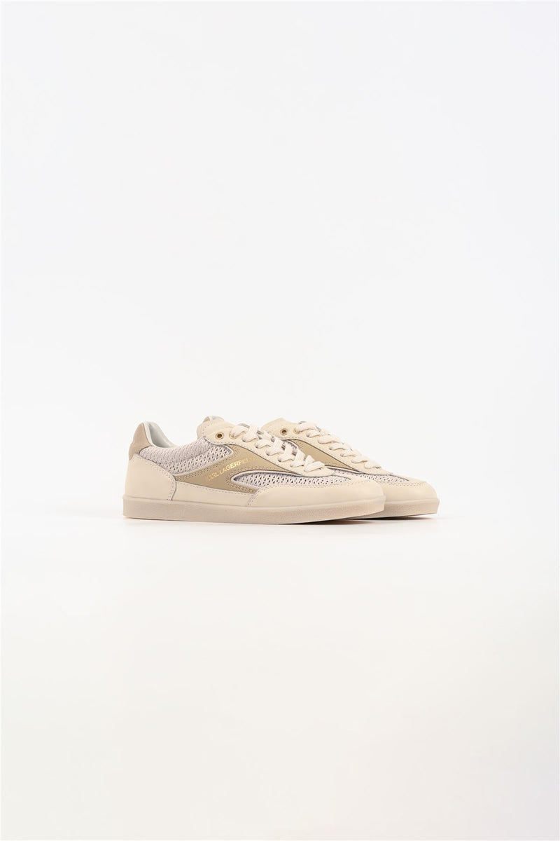 Karl Lagerfeld Kandidate Mesh Mix Women's Cream Trainers