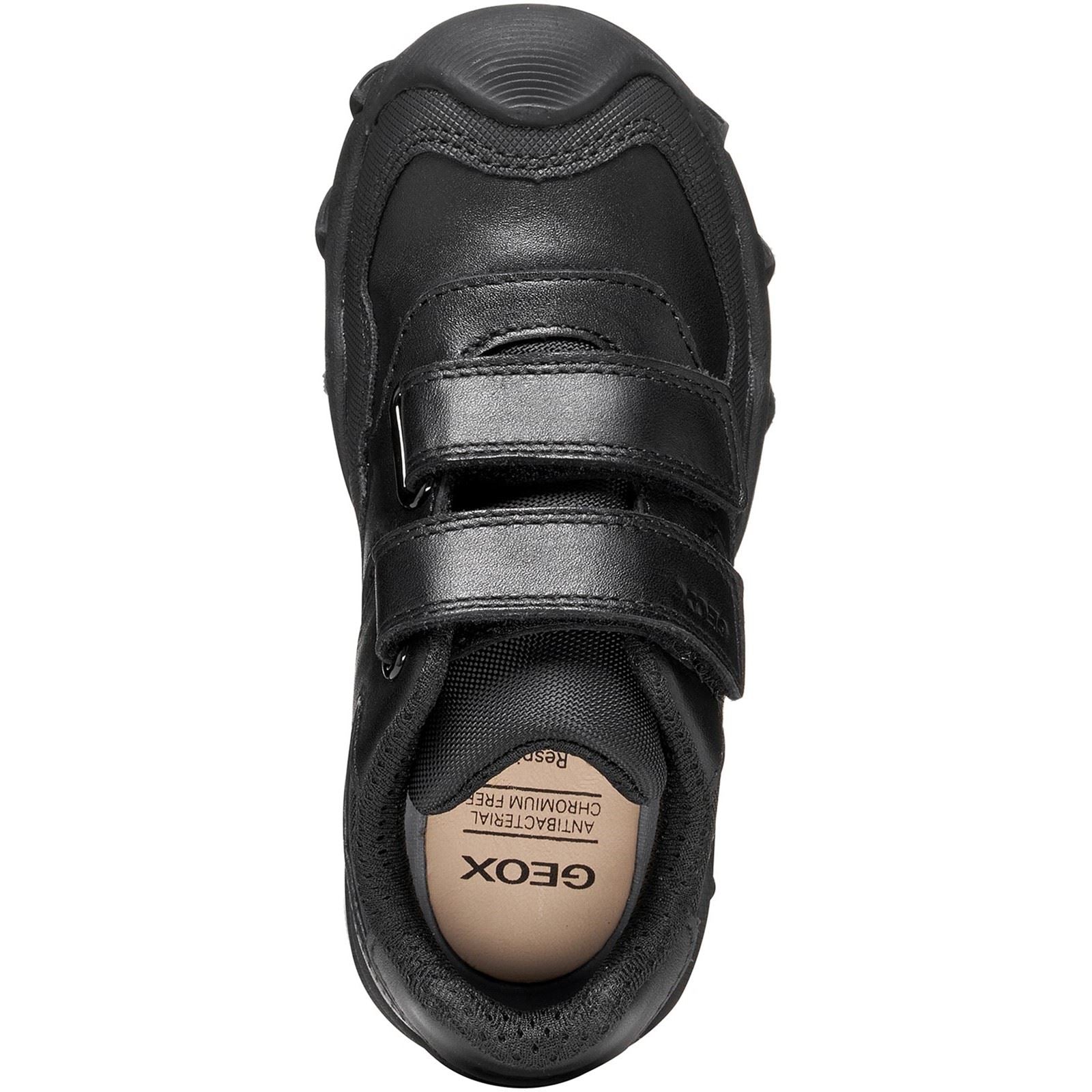 Geox J Buller Leather Boy's Black Trainers