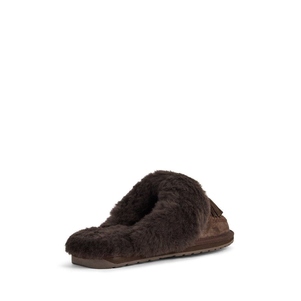Emu Australia Tahnee Suede Women's Chocolate Slippers