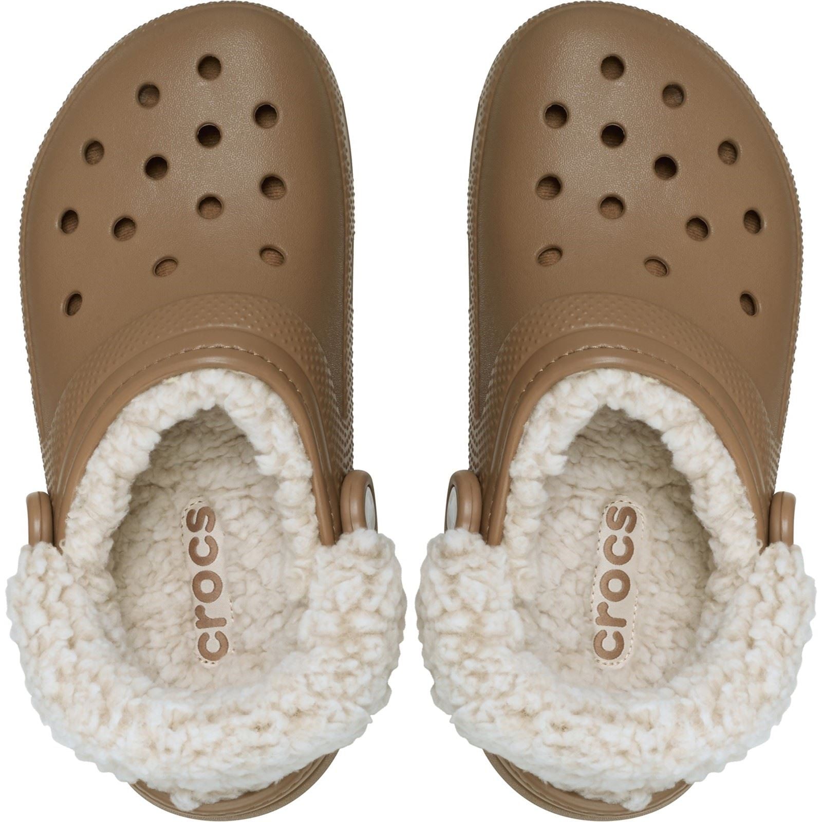 Crocs Classic Fleece Lined Thermoplastic Sepia Clogs