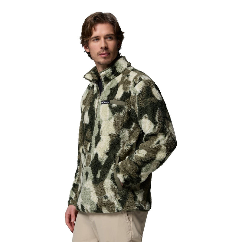 Columbia Rugged Ridge High Pile Half Zip Men's Green Fleece Pullover