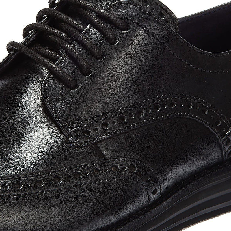 Cole Haan ØriginalGrand Wingtip Oxford Leather Men's Black Shoes