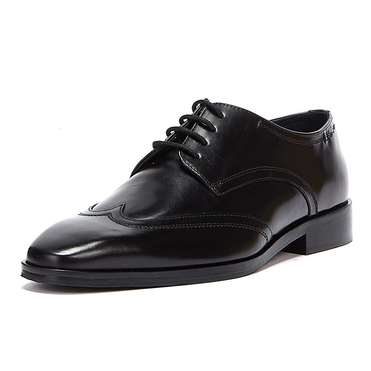Ben Sherman Kingston Derby Mens Black Shoes