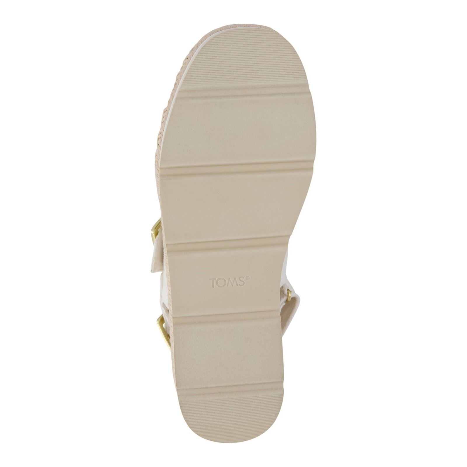 TOMS Giana Textile Women's White Beachside Sandals