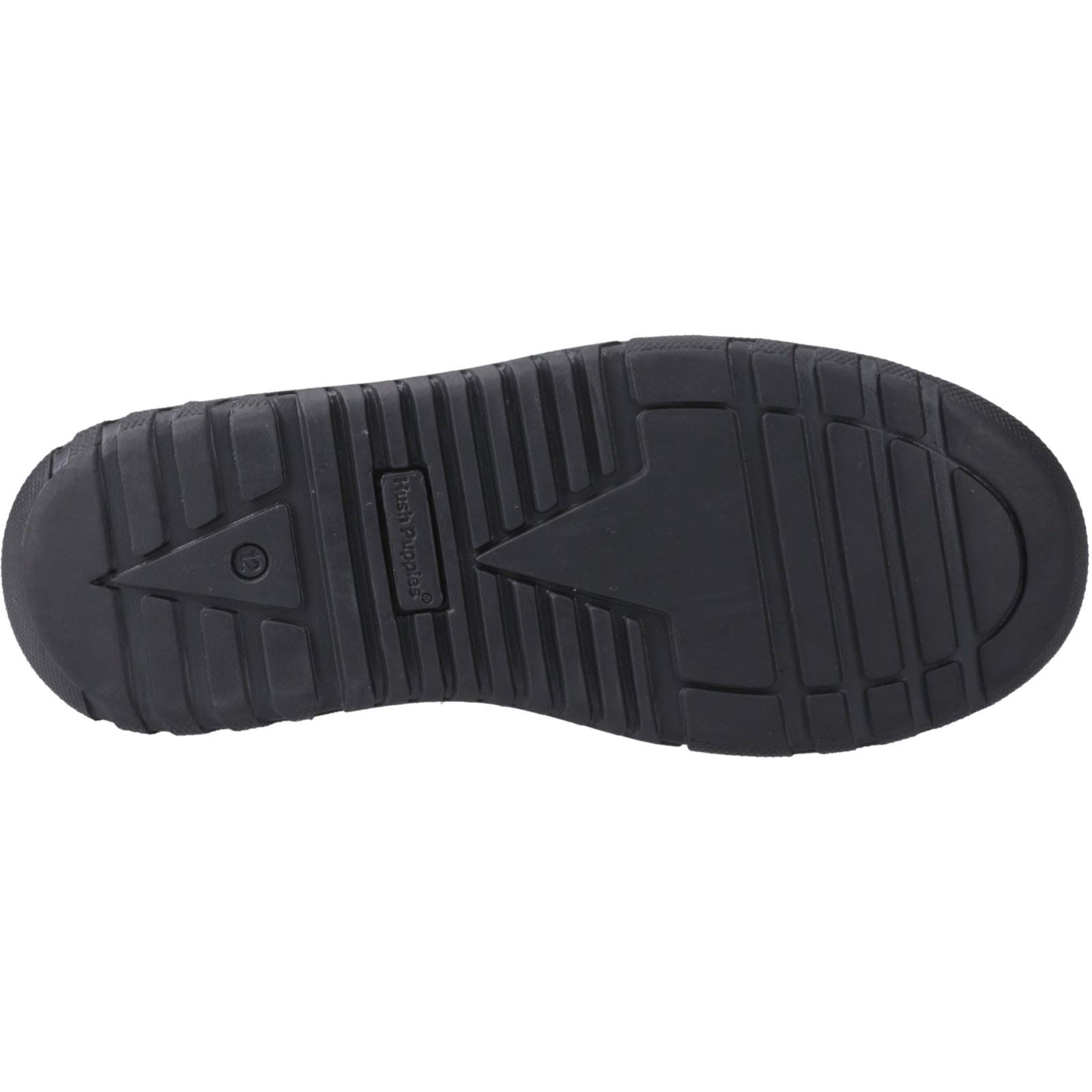 Hush Puppies Sergio Leather Boys's Black Loafers
