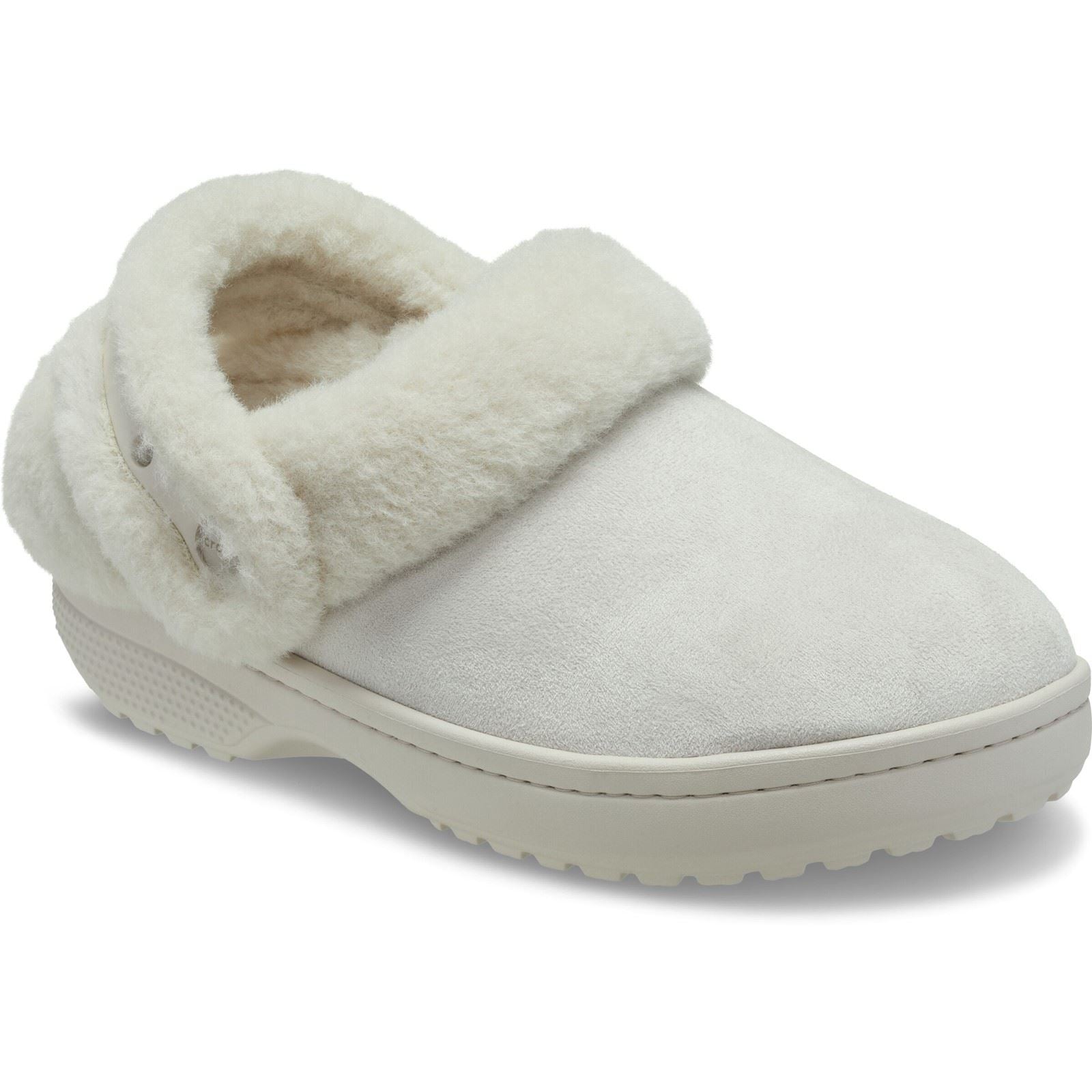 Crocs Unfurgettable Vegan Suede Polyester Women's Cocoa Cream Clogs
