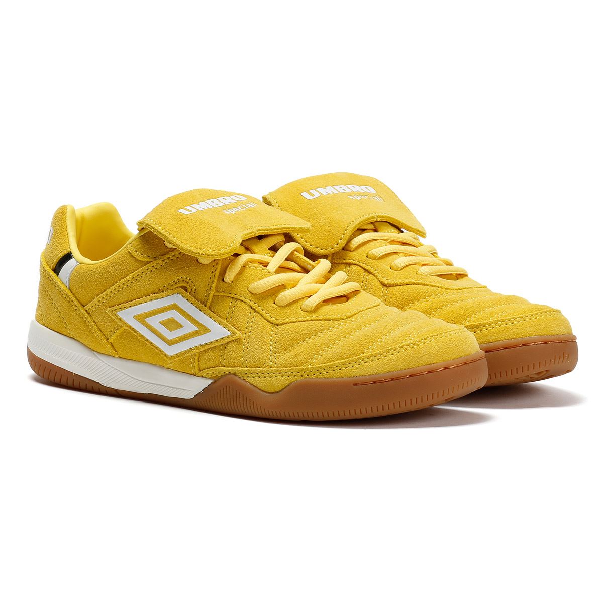 Umbro Speciali TR Suede Yellow/White Trainers