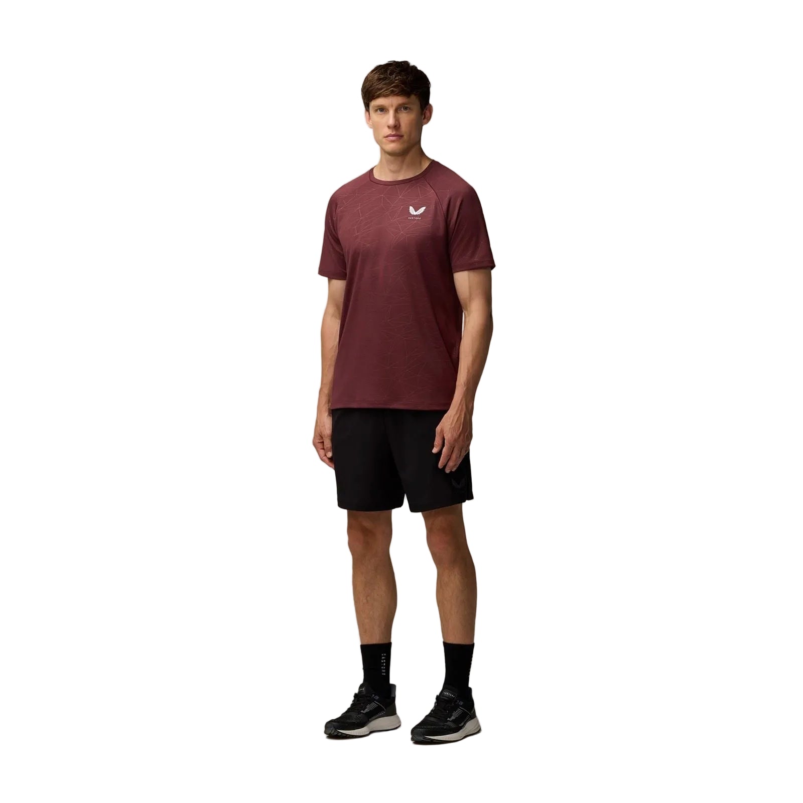 Castore Adapt Training T-Shirt Polyester Men's Purple Activewear T-Shirts