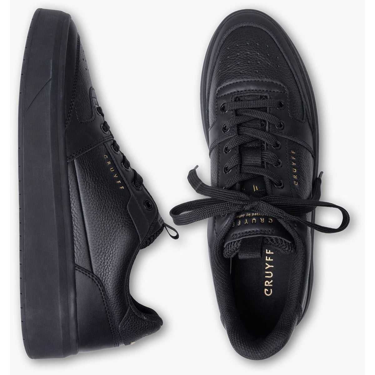 Cruyff Shoes Endorsed Pro Leather Men's Black Trainers