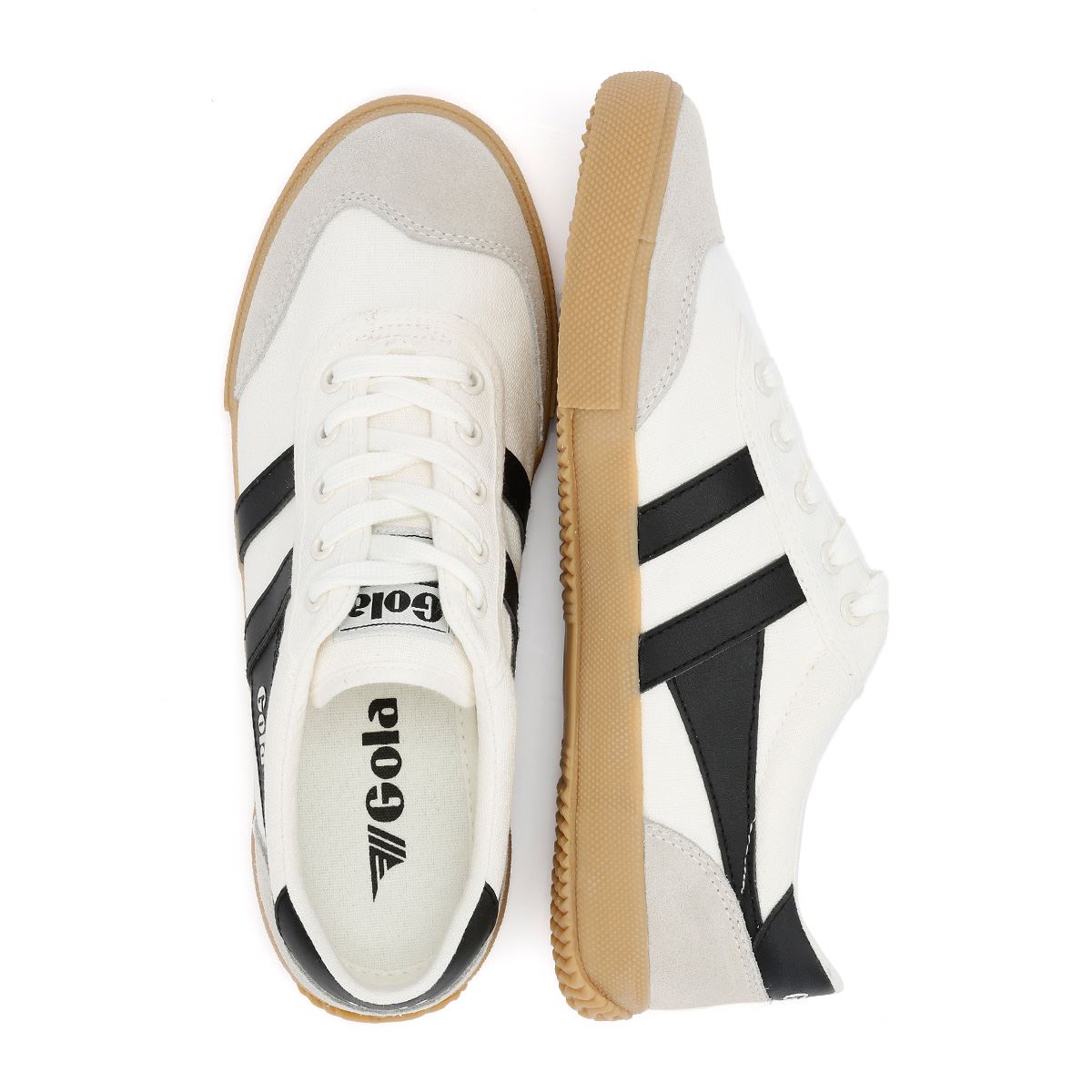 Gola Badminton Women's Off White/Black Trainers