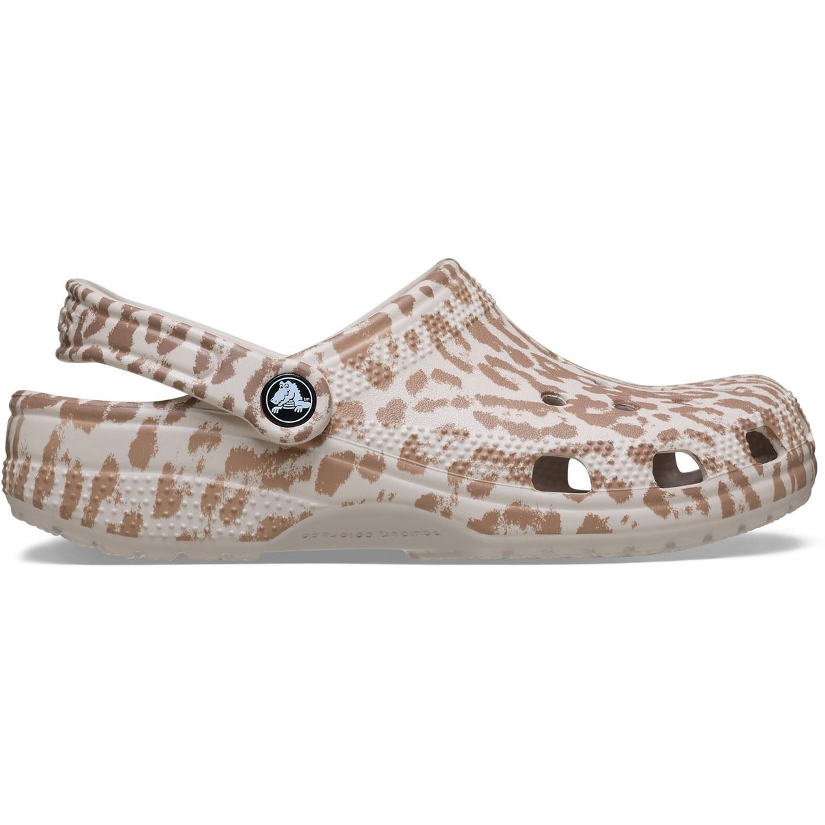 Crocs Classic Pop Animal EVA Women's Beige Clogs