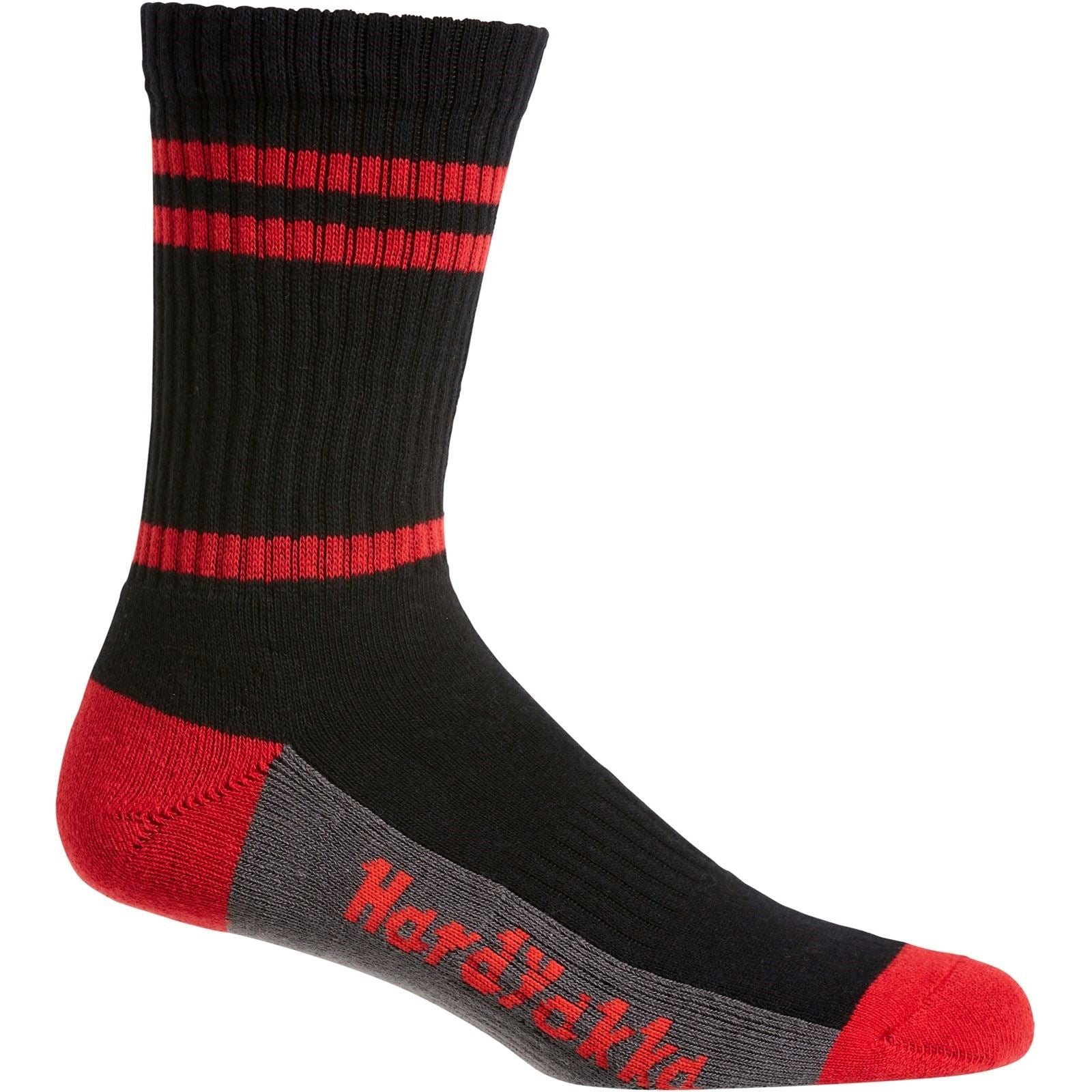 Hard Yakka Crew Cotton Multicoloured Work Socks