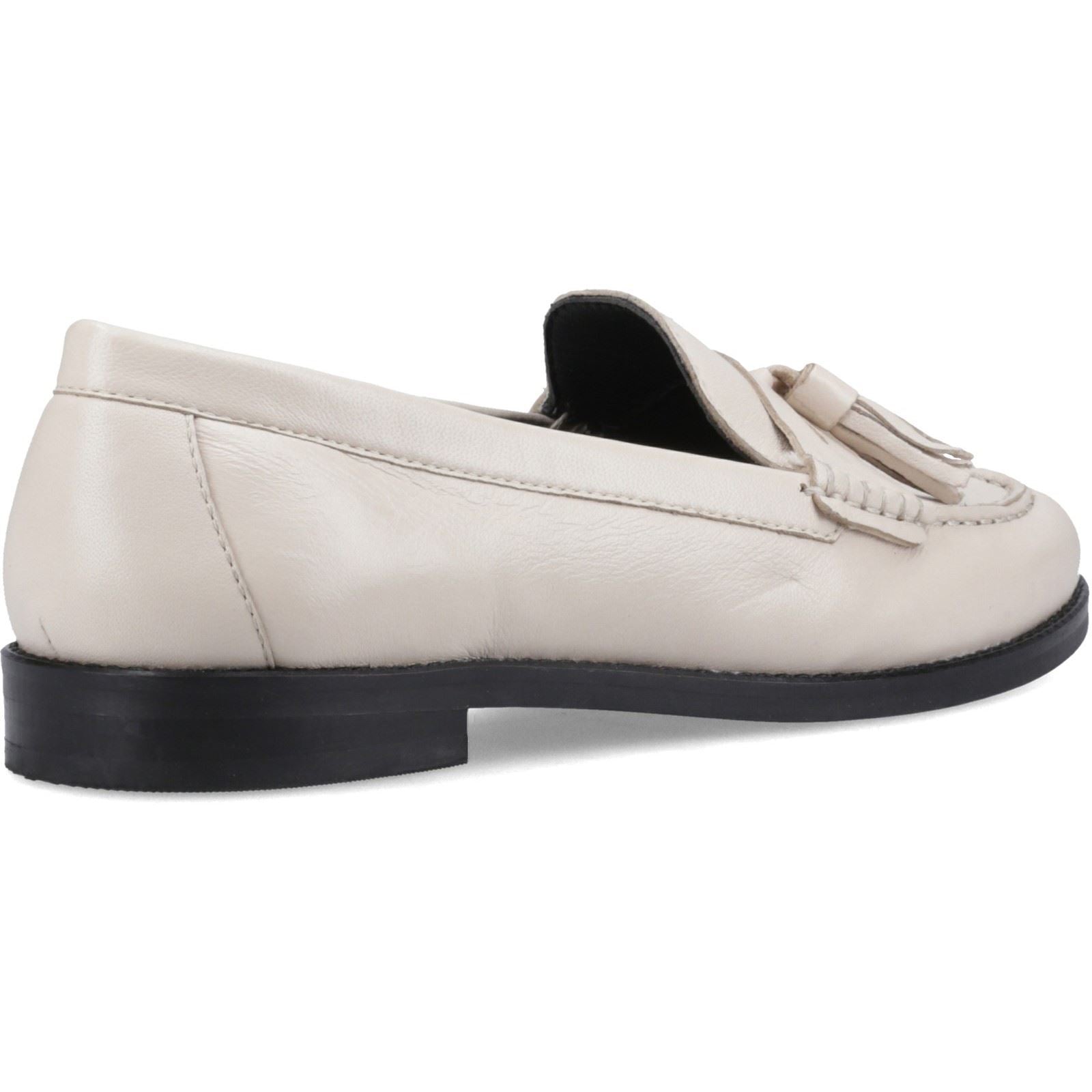 Hush Puppies Connie Leather Women's Cream Loafers