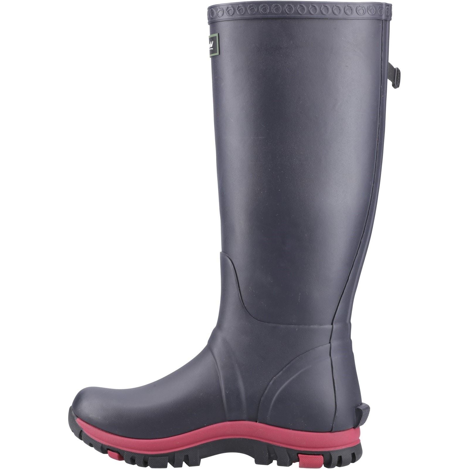 Cotswold Milton Rubber Women's Navy/Pink Wellington Boots