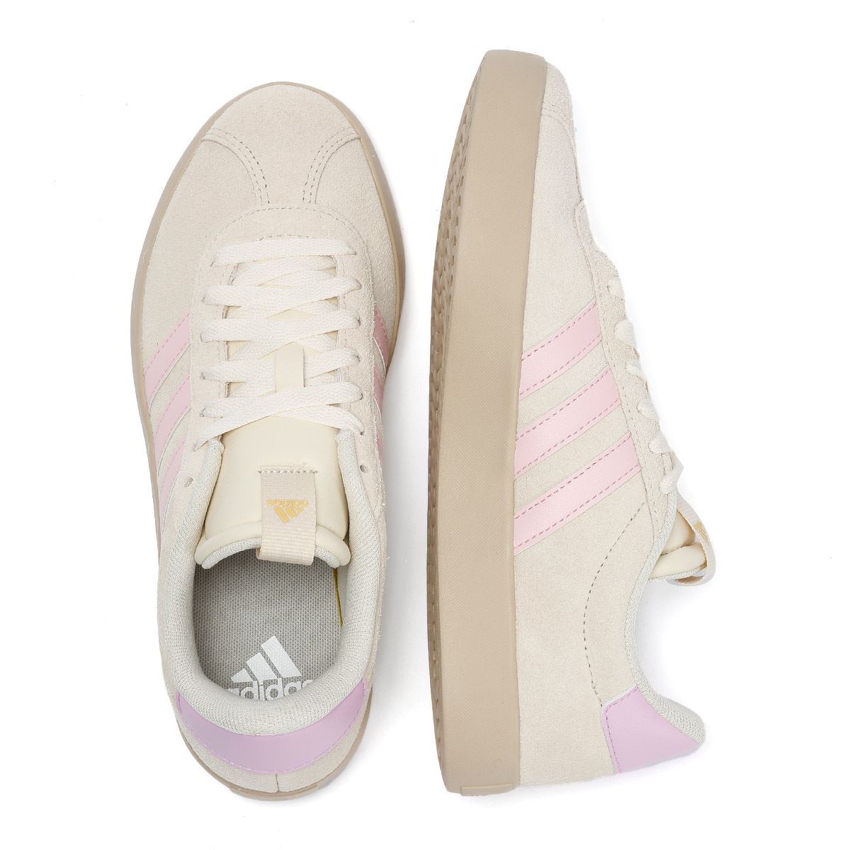 Adidas VL Court 3.0 Women's Beige/Pink Trainers