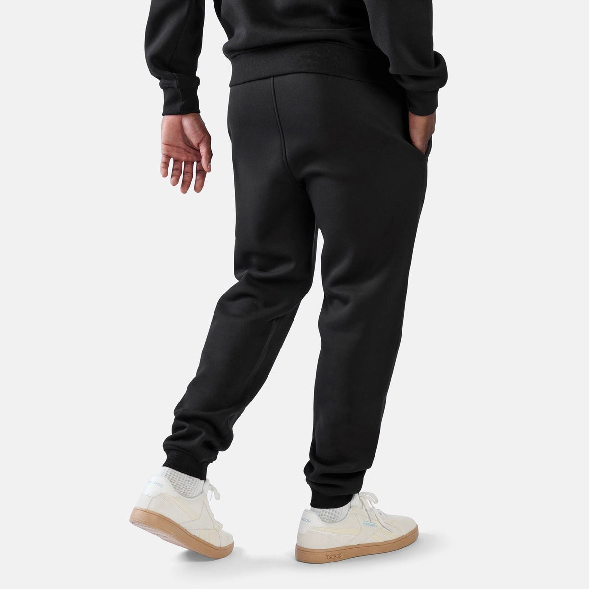 Reebok ID 2-Colour Logo Cuffed Joggers Cotton Men's Black Joggers