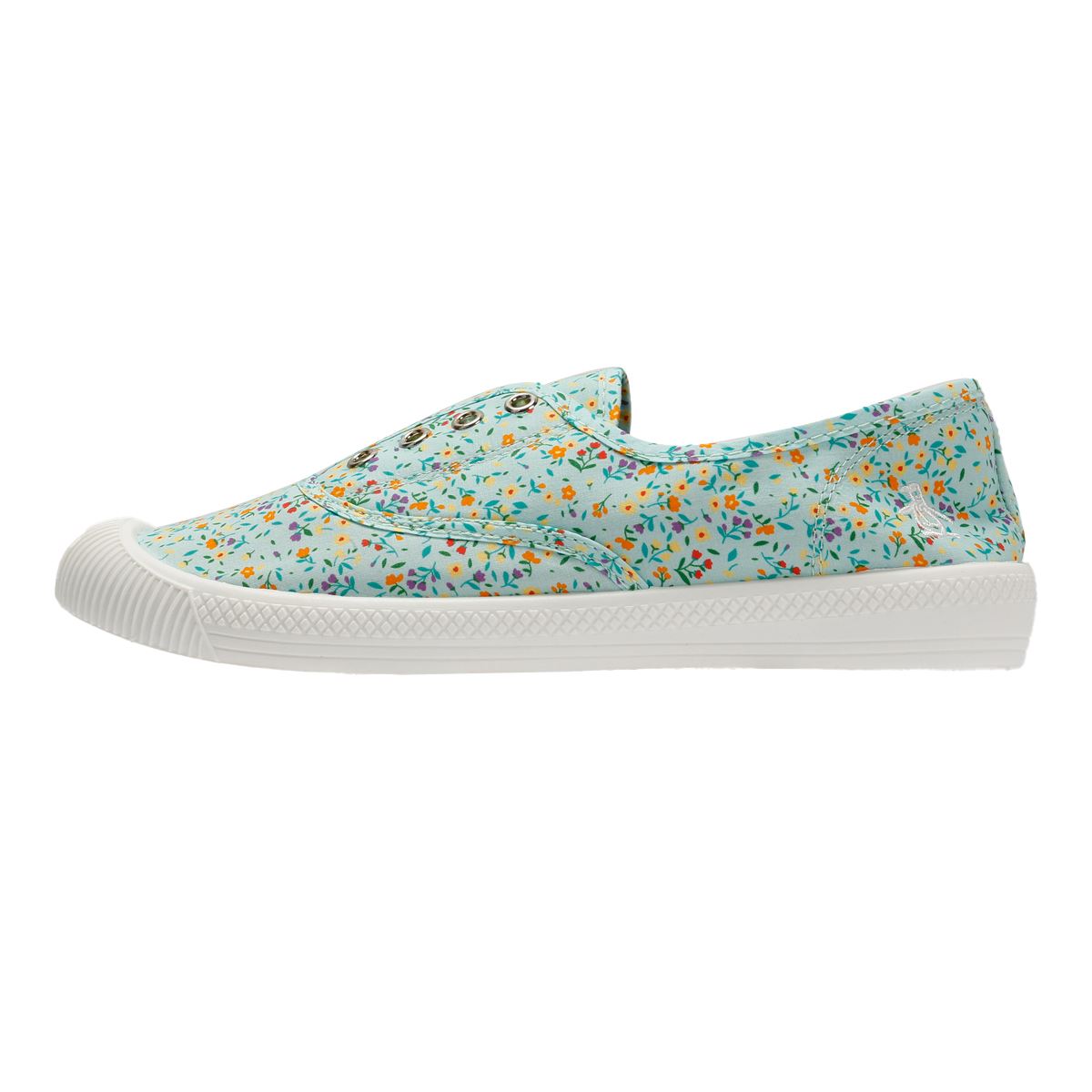 Penguin Anita Canvas Women's Sage Floral Pumps