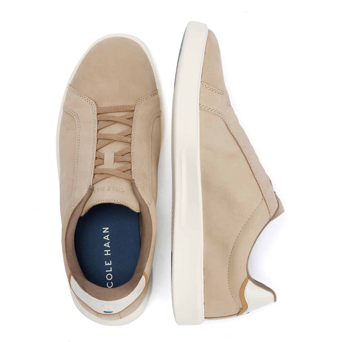 Cole Haan Grand Crosscourt Nubuck Men's Beige/Farro/Ivory Trainers