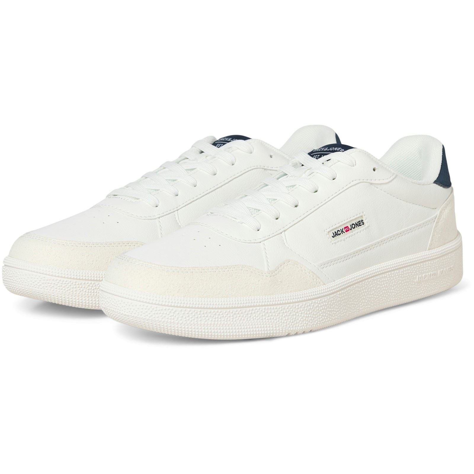 Jack & Jones Bounce Synthetic Men's White/Navy Blazer Trainers