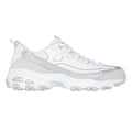 Skechers Slip-Ins D'Lites Smooth Women's Silver/White Trainers