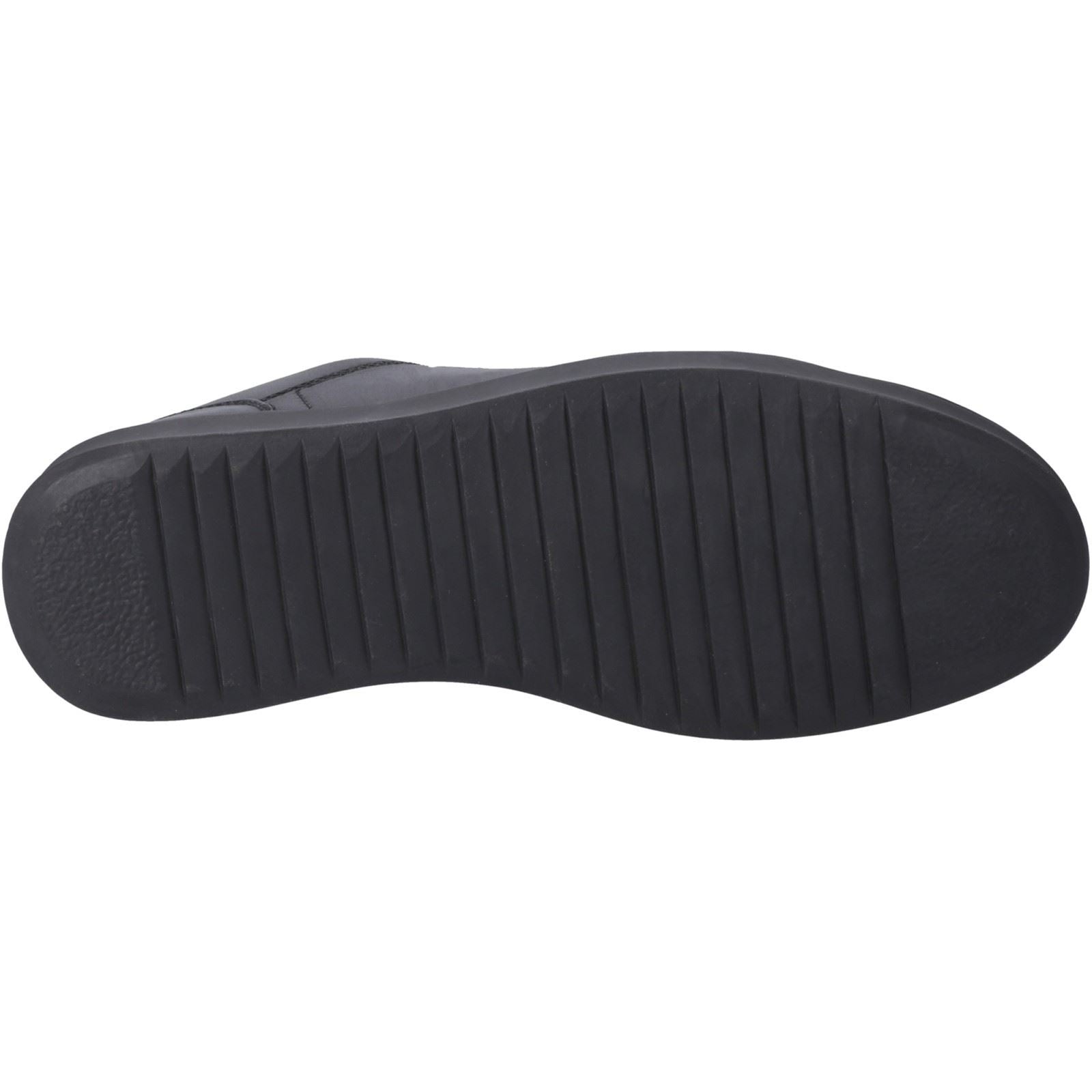 Hush Puppies Madden Leather Men's Black Trainers