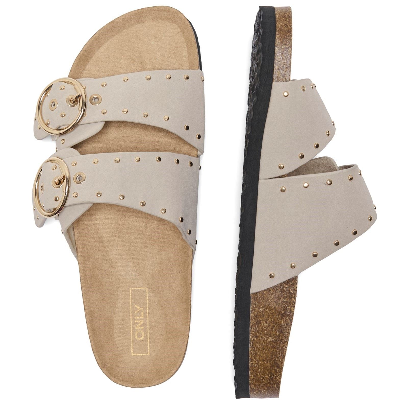 ONLY MAXI-15 Synthetic Women's Cream Sandals