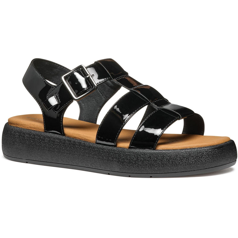 Geox D CAMALEI Synthetic Synthetic Women's Black Sandals