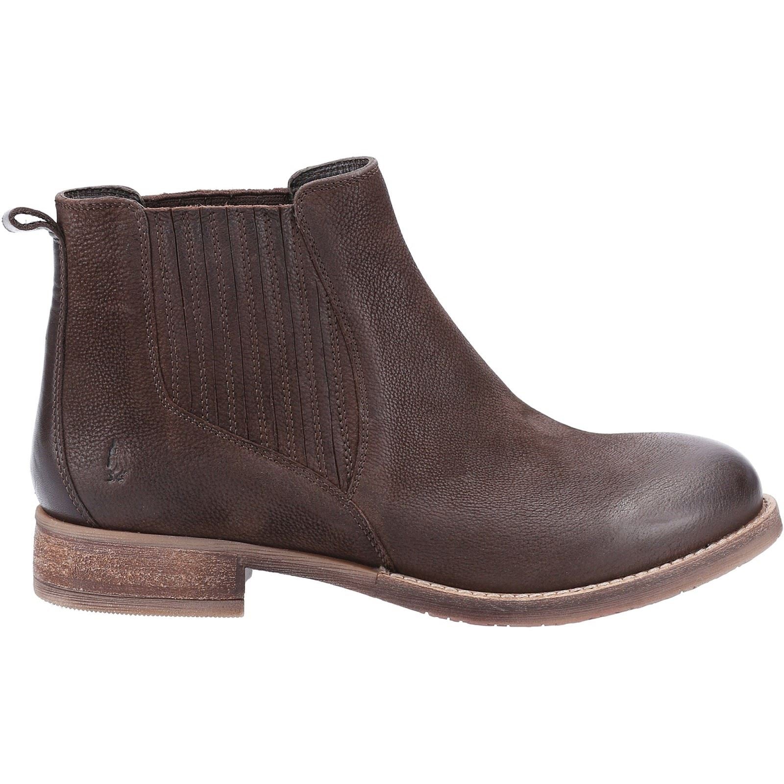 Hush Puppies Edith Leather Women's Brown Boots