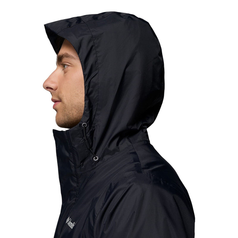 Columbia Pouring Adventure III Jacket Men's Black Rain Jacket
