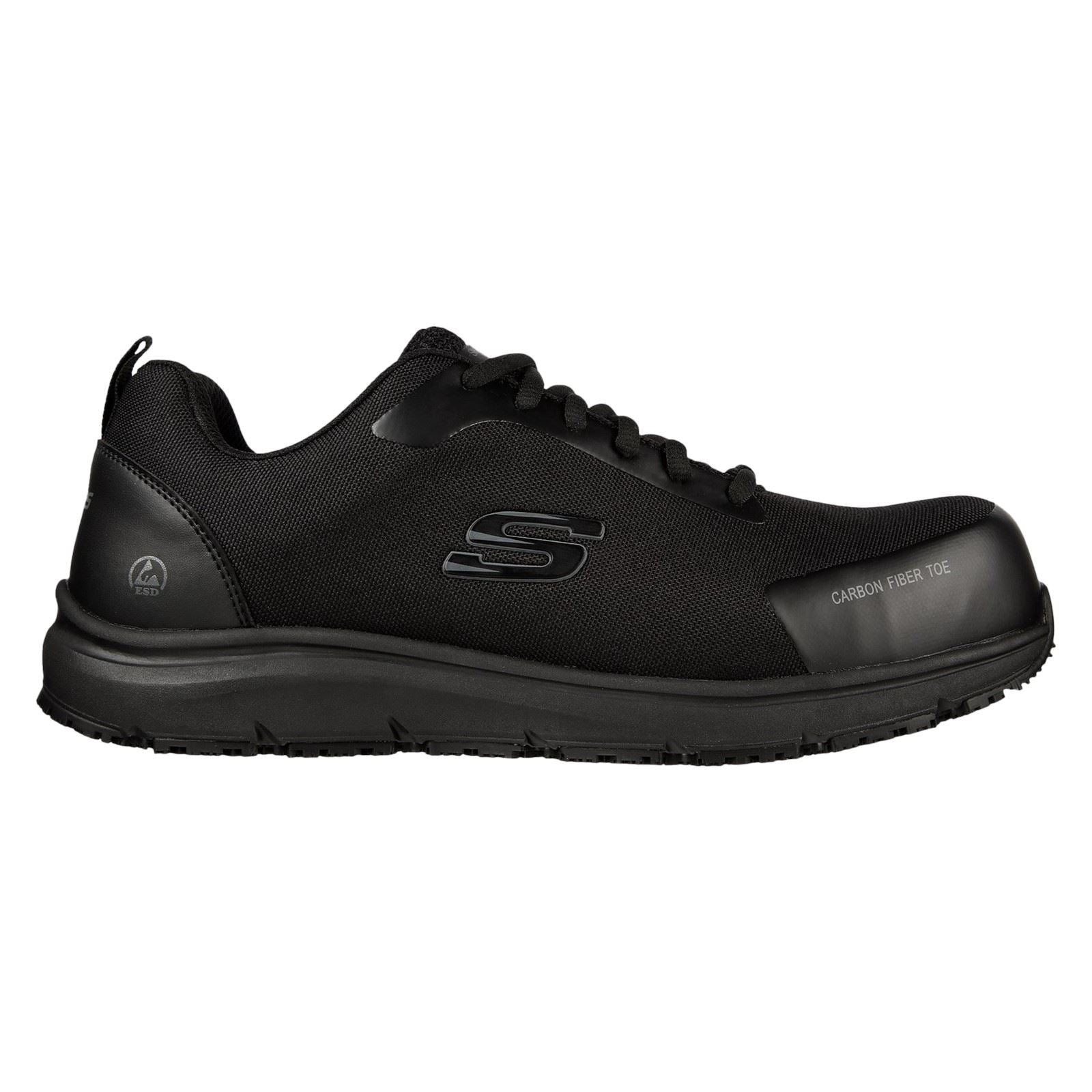 Skechers Workwear Ulmus SR Safety Toe Mesh Men's Black Safety Trainers