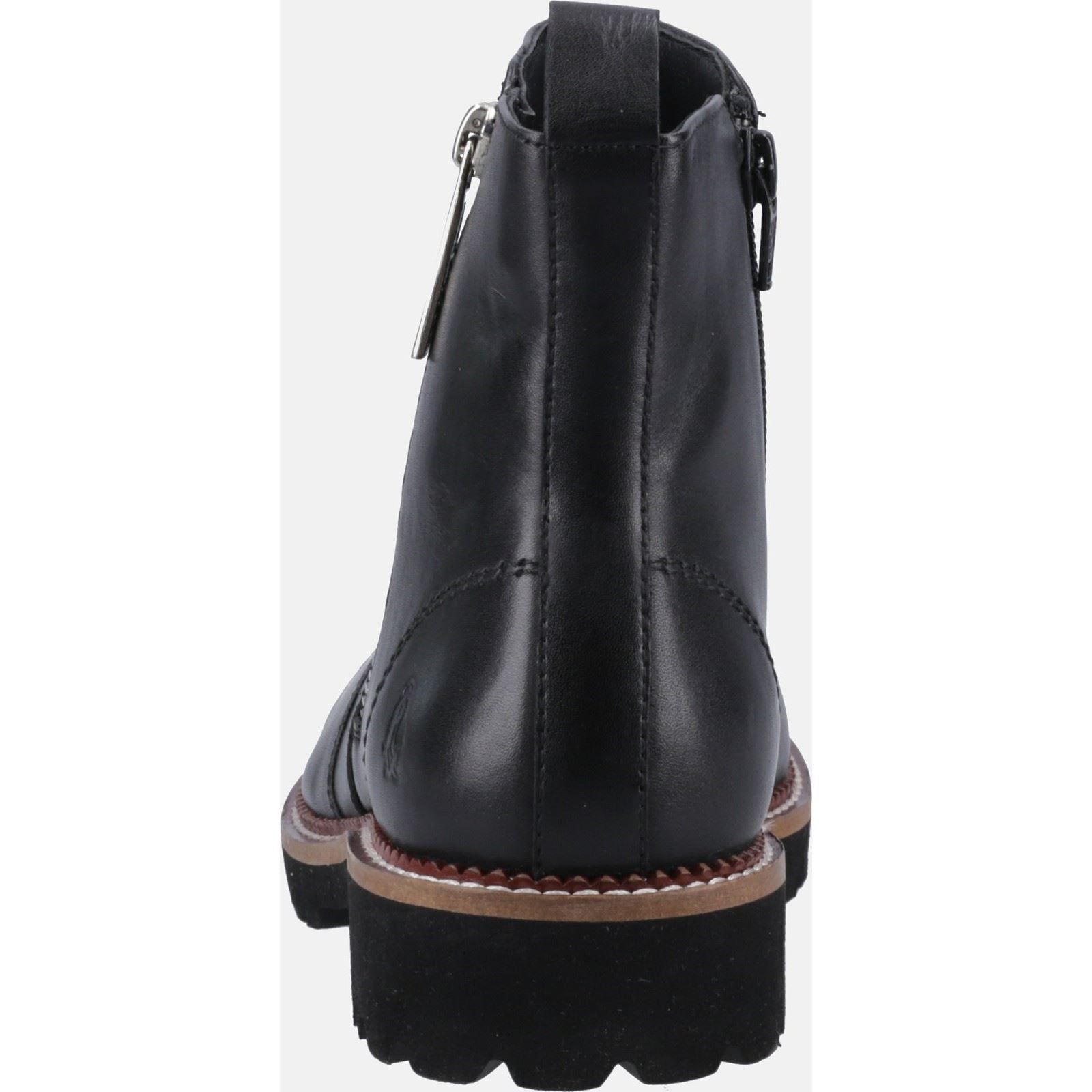 Hush Puppies Grace Zip Suede Women's Black Boots