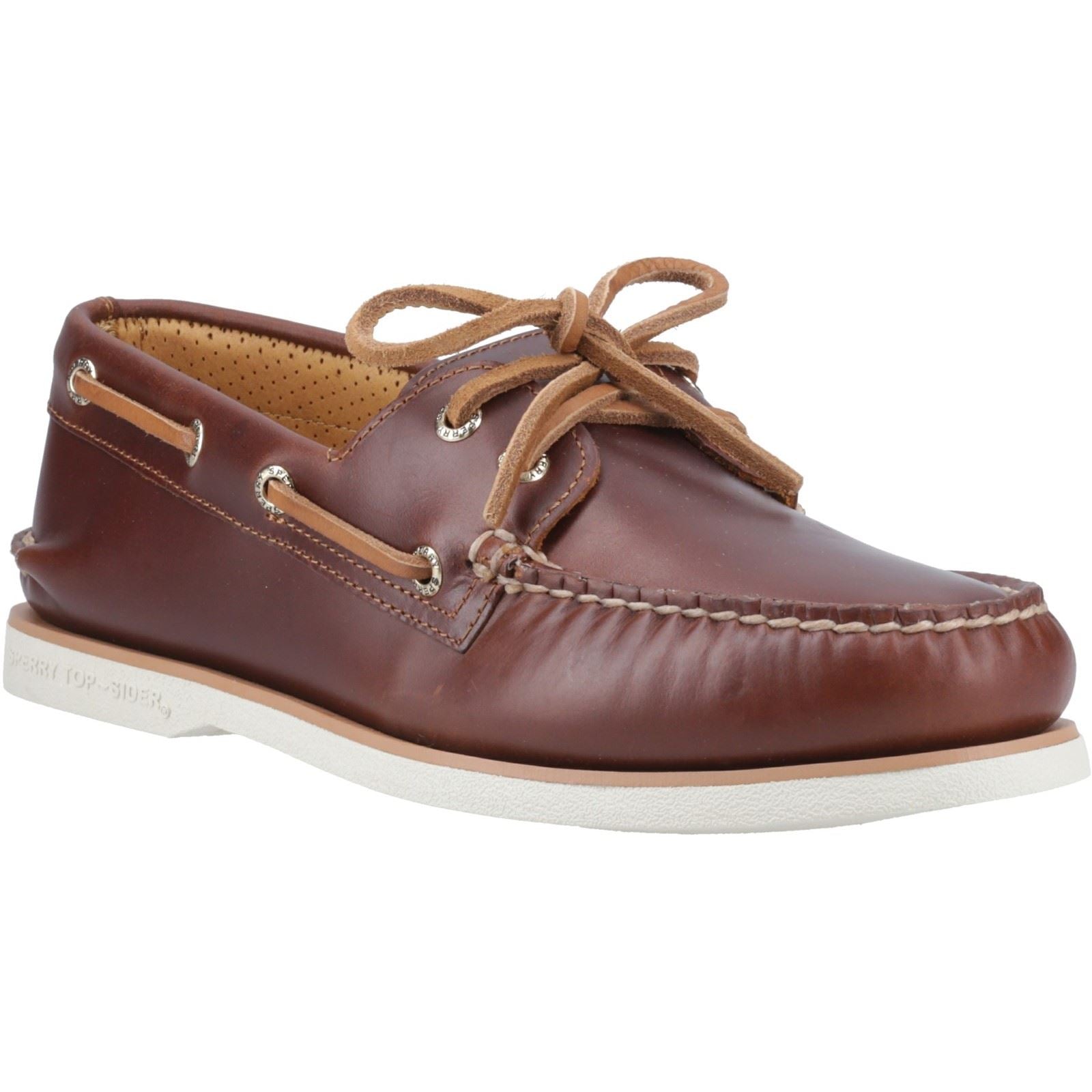 Sperry Authentic Gold Cup Leather Men's Tan Boat Shoes