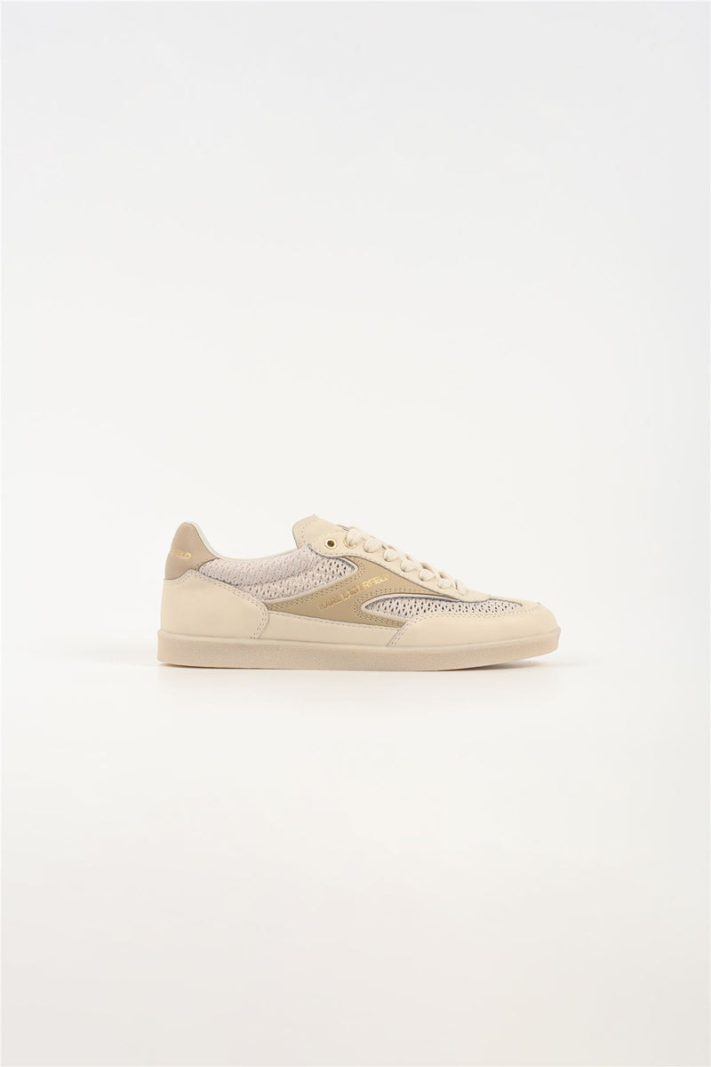 Karl Lagerfeld Kandidate Mesh Mix Women's Cream Trainers