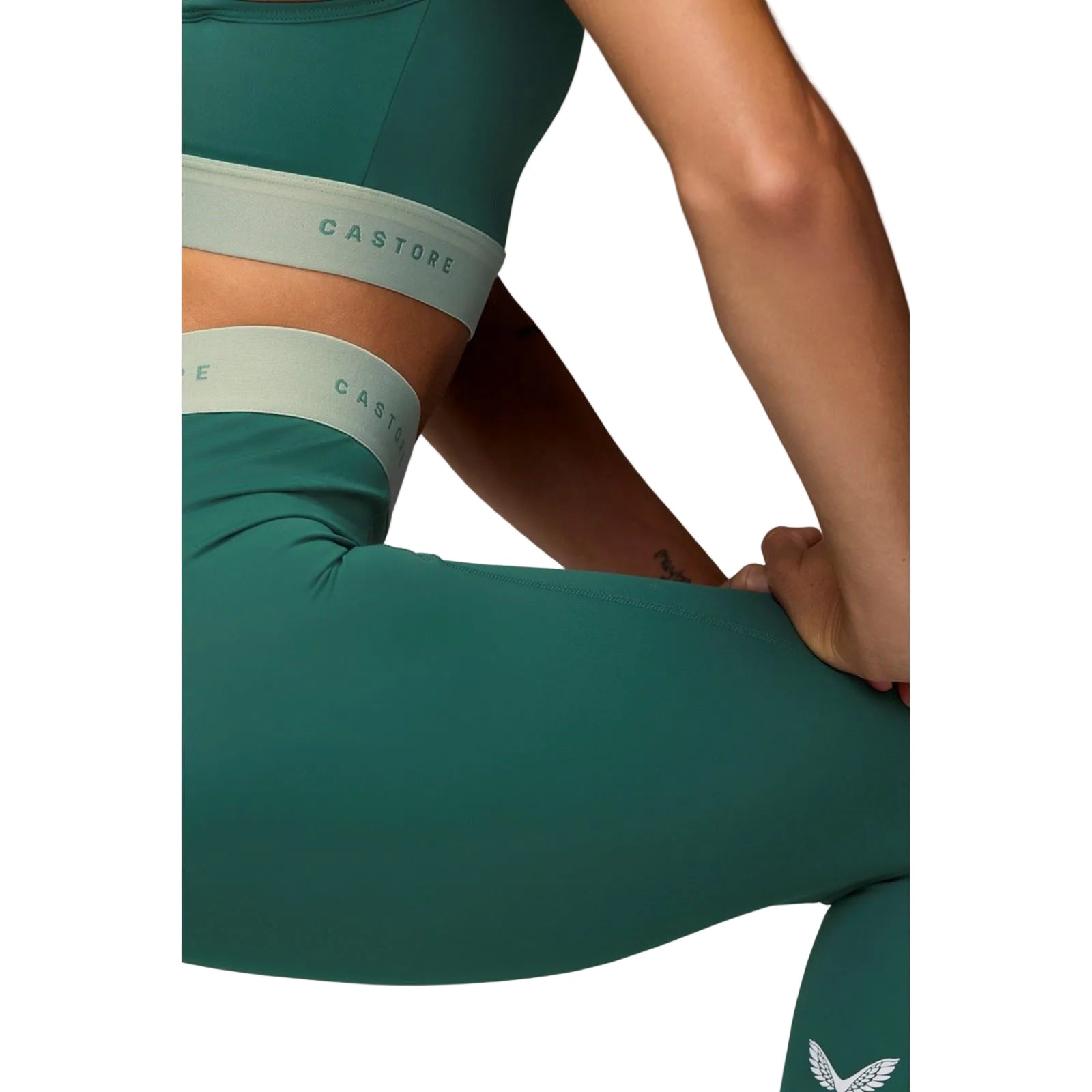 Castore Adapt Legging Polyester Women's Dark Turquoise Sports Leggings