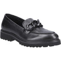 Hush Puppies Gianna Leather Women's Black Loafers