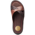 Base London Webb Leather Men's Burnt Brown Sandals