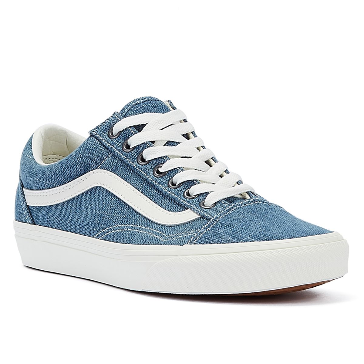 Vans Old Skool Threaded Denim Blue/White Trainers