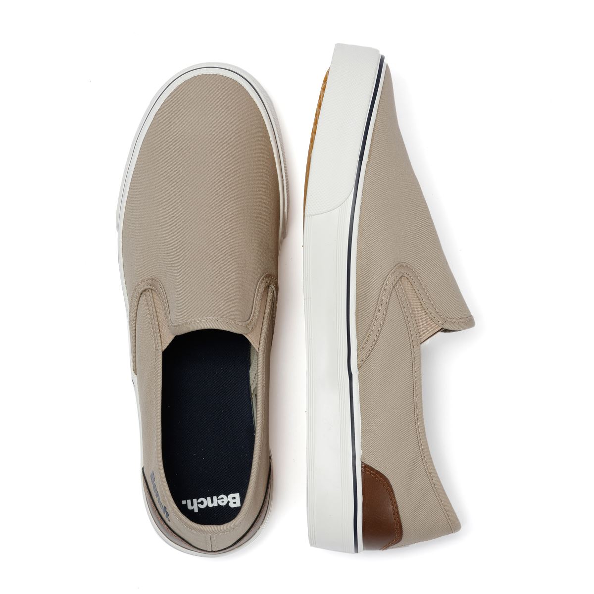 Bench Dalton Canvas Slip On Men's Sand Trainers