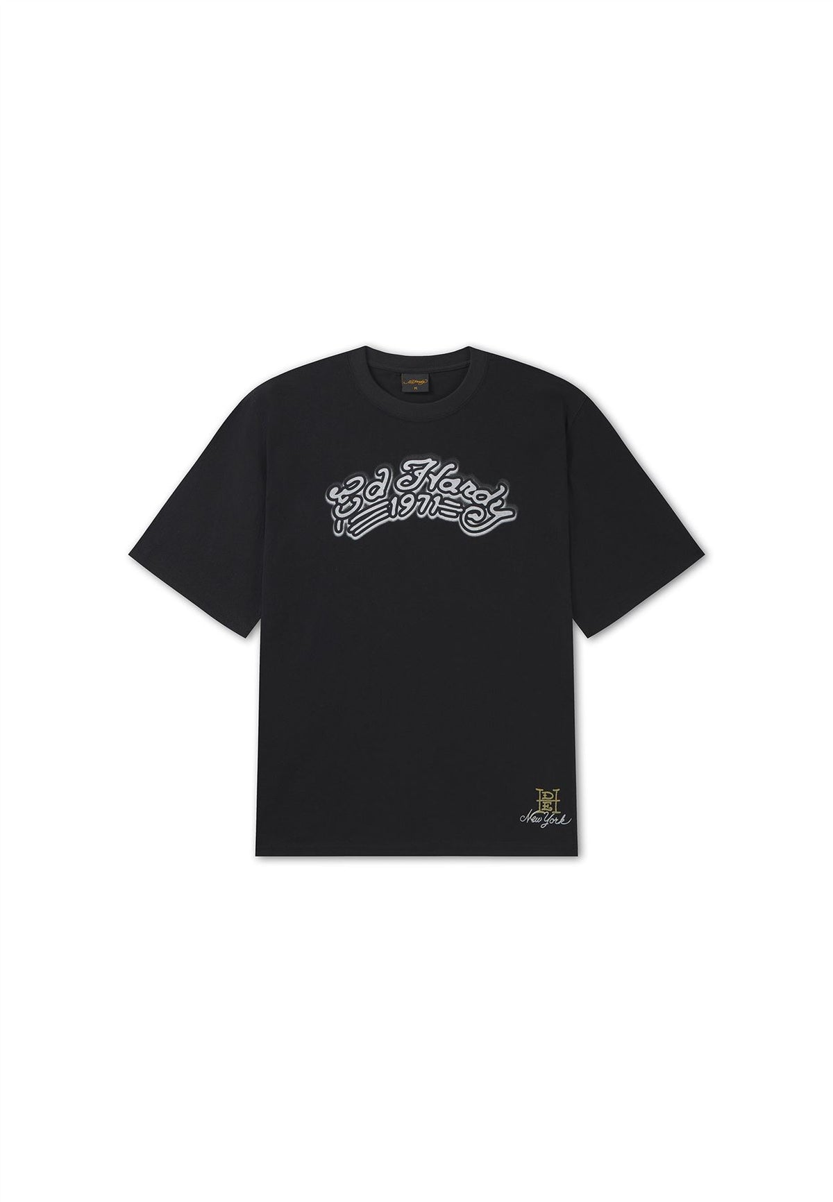 Ed Hardy Stay True Graphic Regular Men's Black T-Shirts