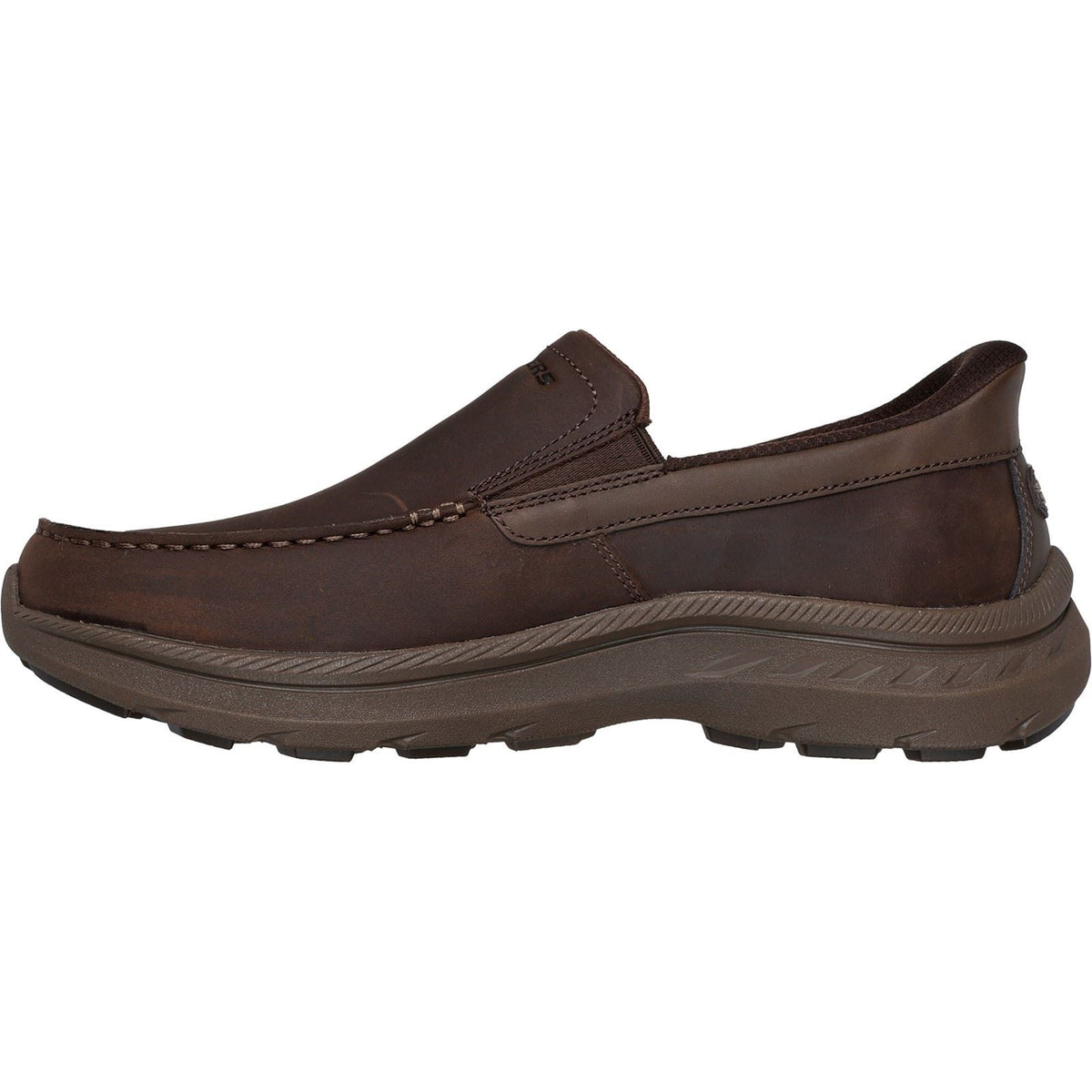Skechers Pollard Osgood Leather Men's Cocoa Loafers