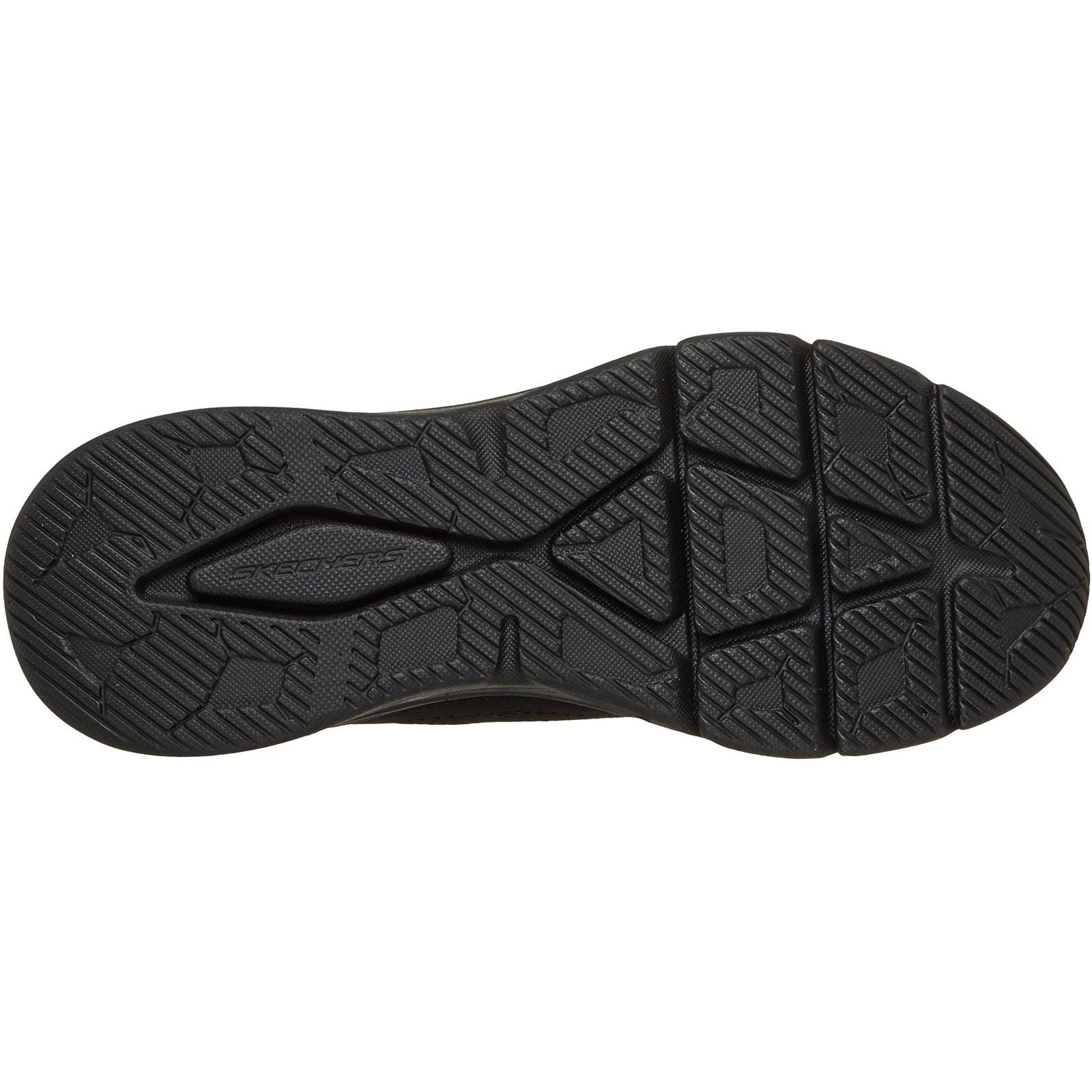 Skechers BOBS Arch Fit Elev8 Textile Women's Black Engineered Knit Trainers