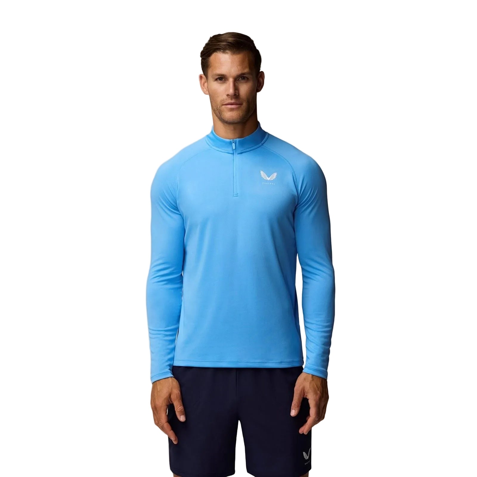 Castore Adapt Training 1/4 Zip Top Polyester Men's Green Activewear T-Shirts