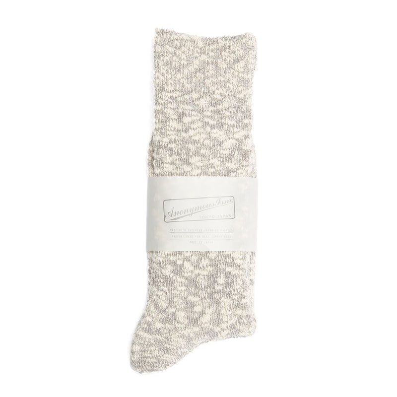 Anonymous Ism Classic Slub Crew Men's M.Grey Socks