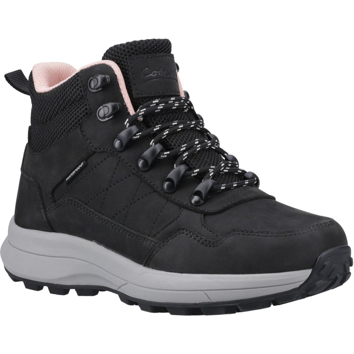 Cotswold Oddington Nubuck Women's Black Hiking Boots