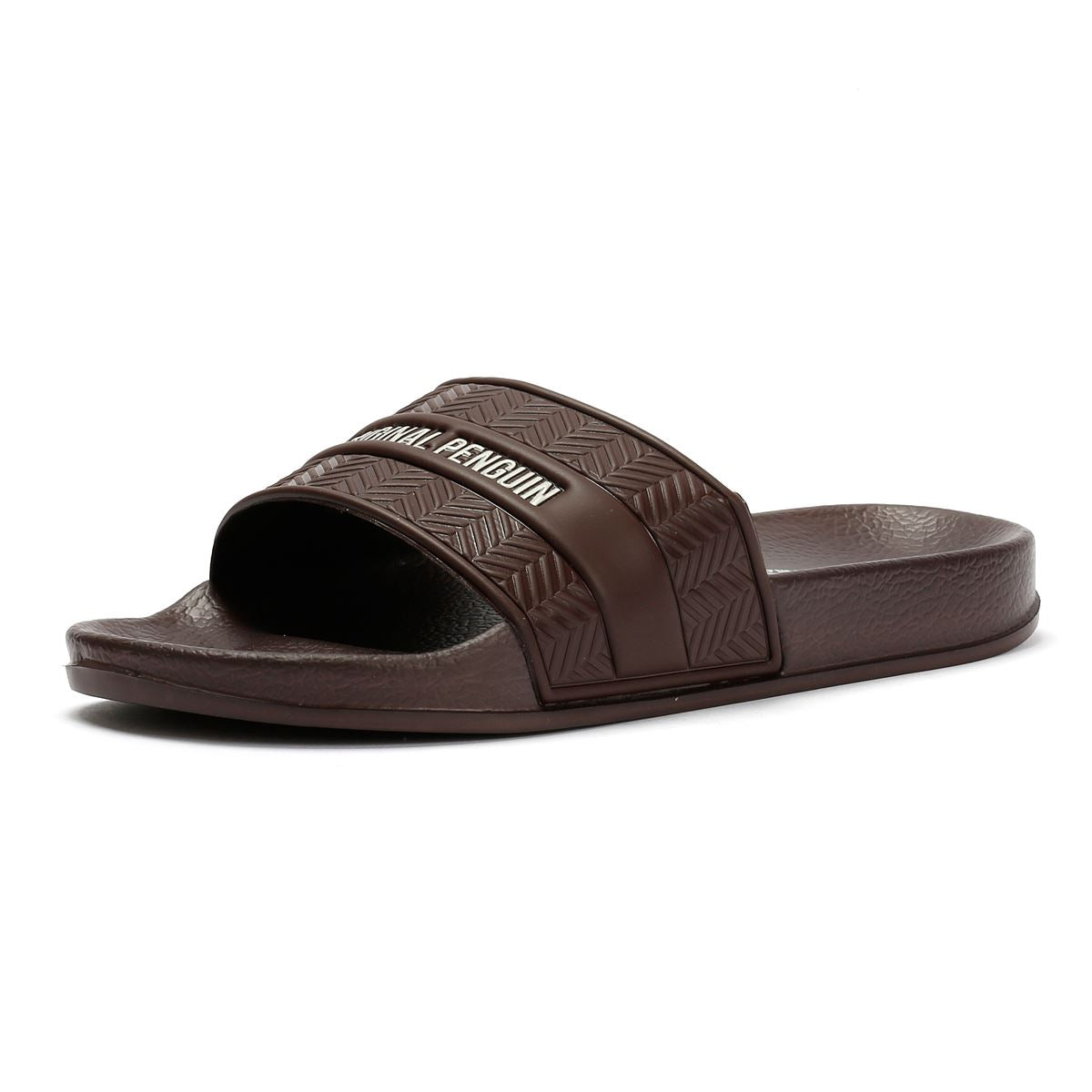 Penguin Paradise Men's Chocolate Sandals