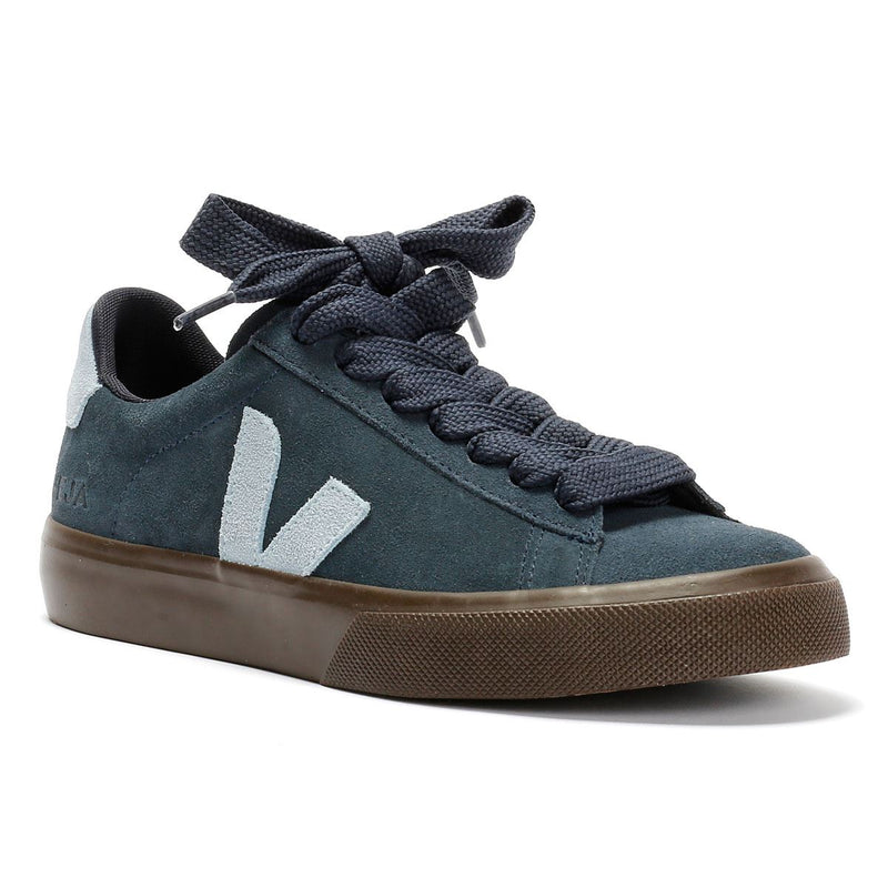 Veja Campo Suede Women's Nautico Steel Eagle Trainers